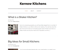 Tablet Screenshot of kernowkitchens.co.uk